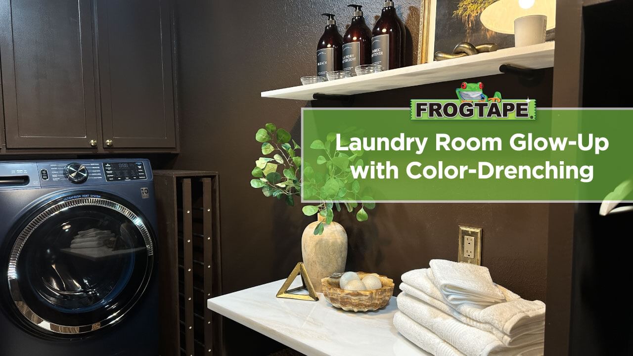 Laundry Room Glow-Up with Color-Drenching