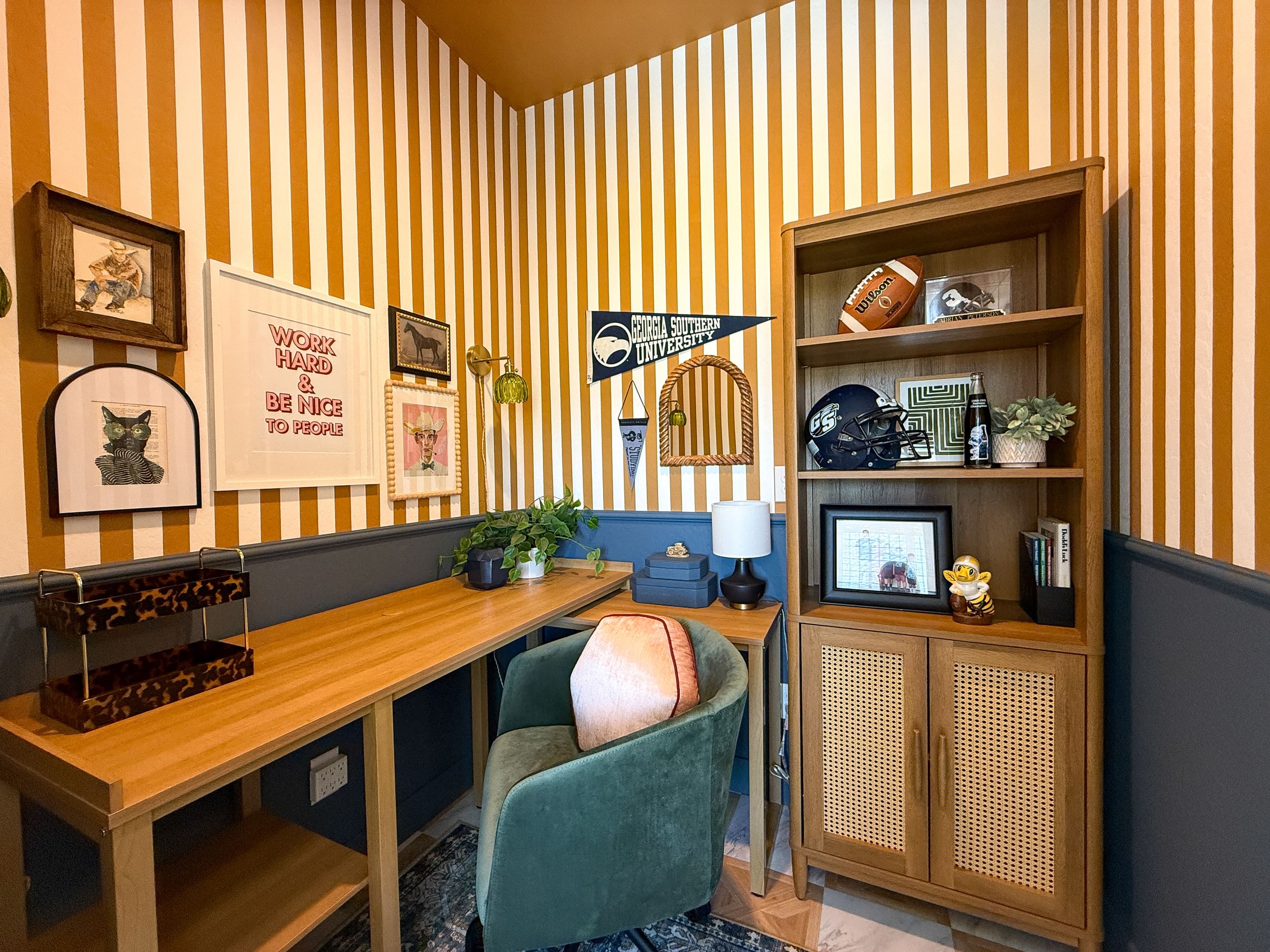 Striped office space